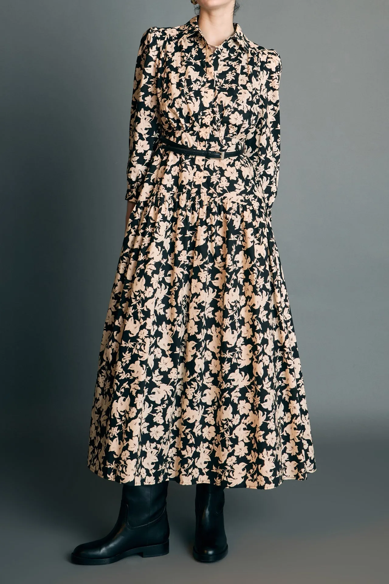 English Factory - Fall Printed Midi Dress