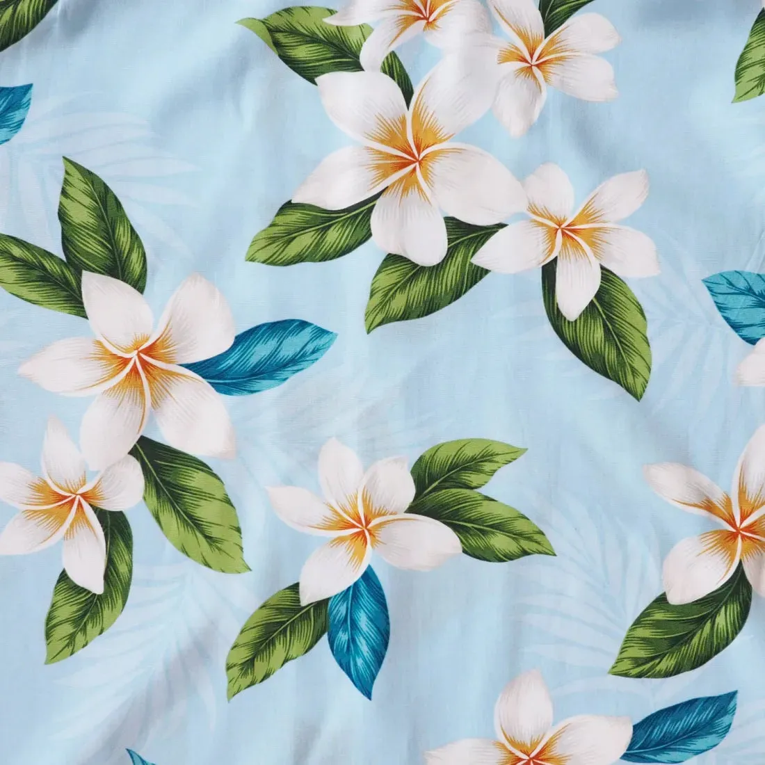 Escape Blue Darling Midi Hawaiian Dress