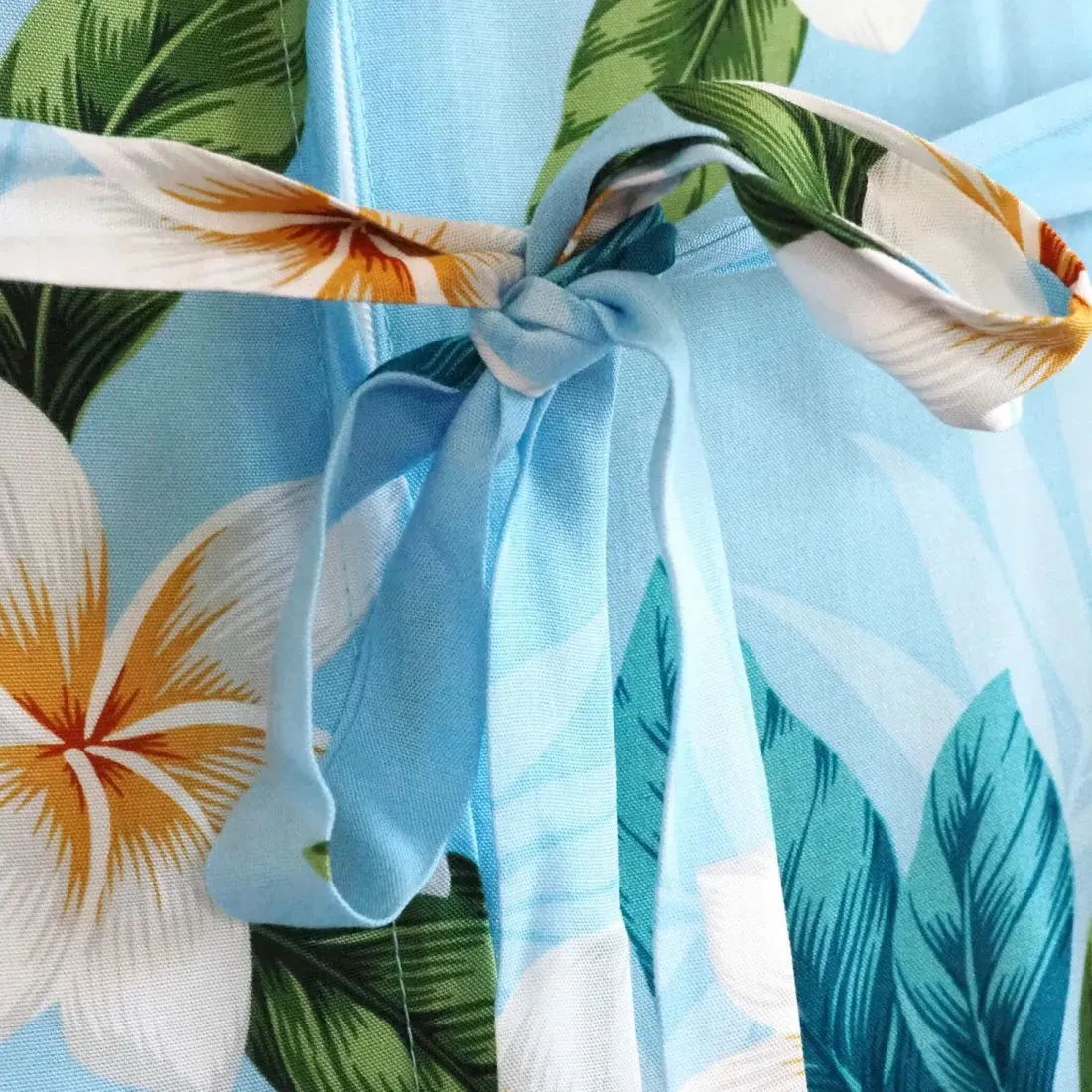 Escape Blue Darling Midi Hawaiian Dress