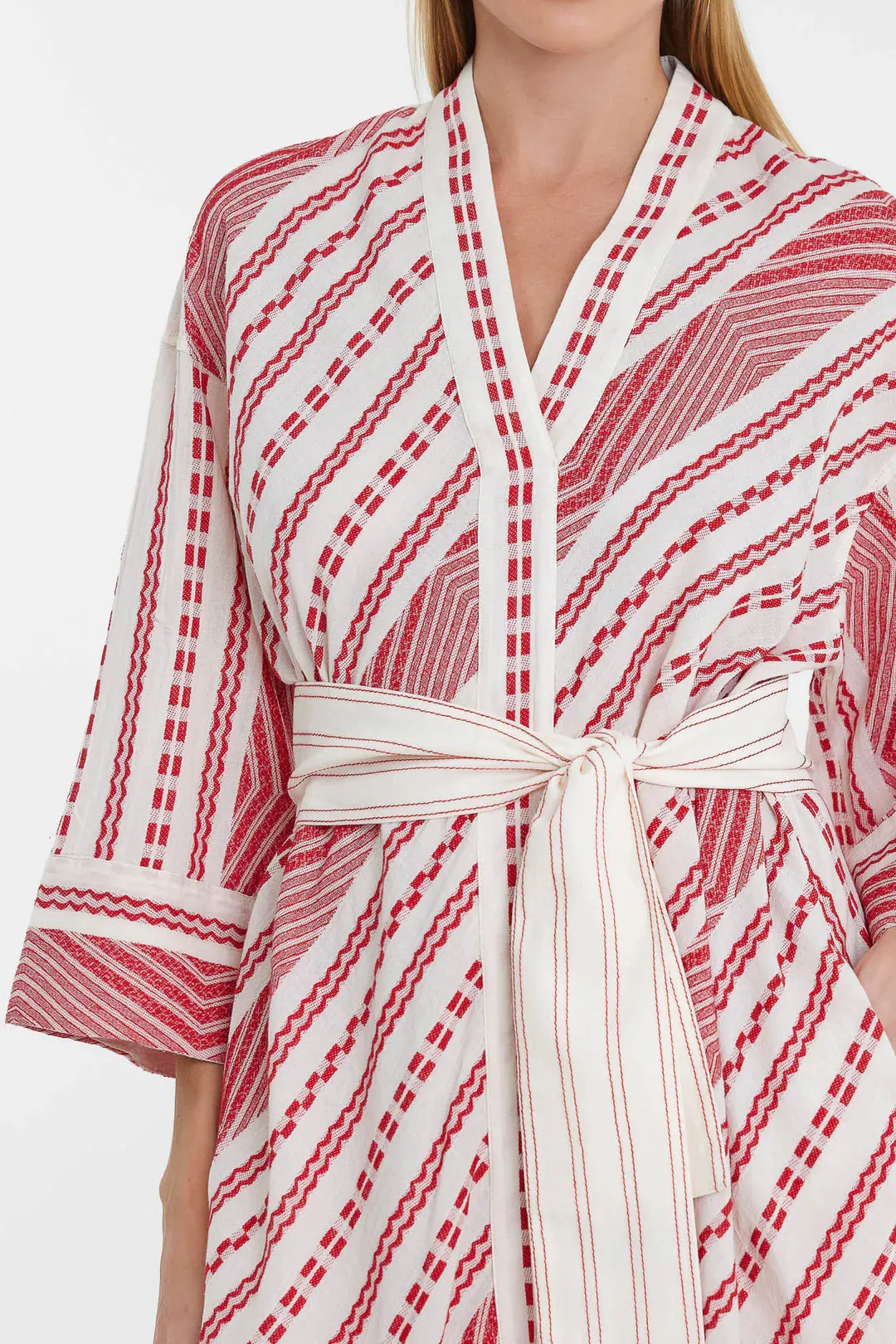 ESTELLA RED/ OFF WHITE