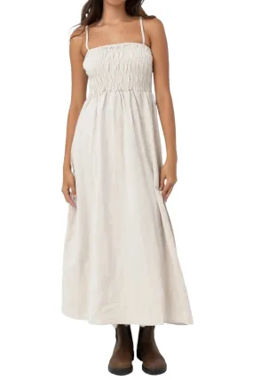 Everyday Classic Shirred Midi Dress