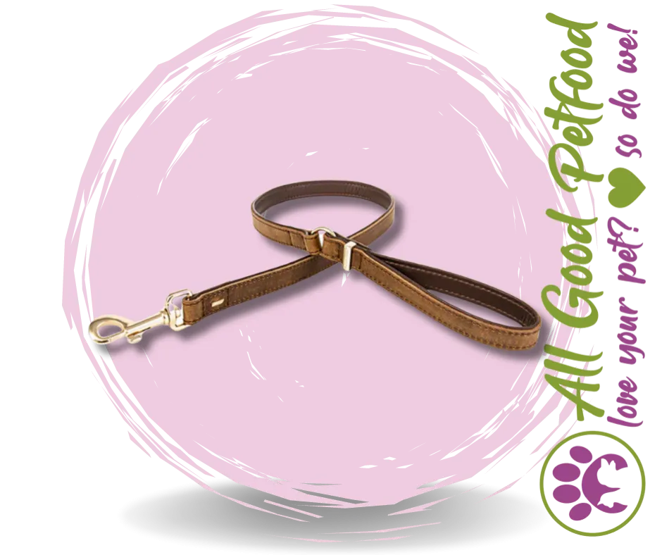 EzyDog Oxford Brown Leash - 100cm