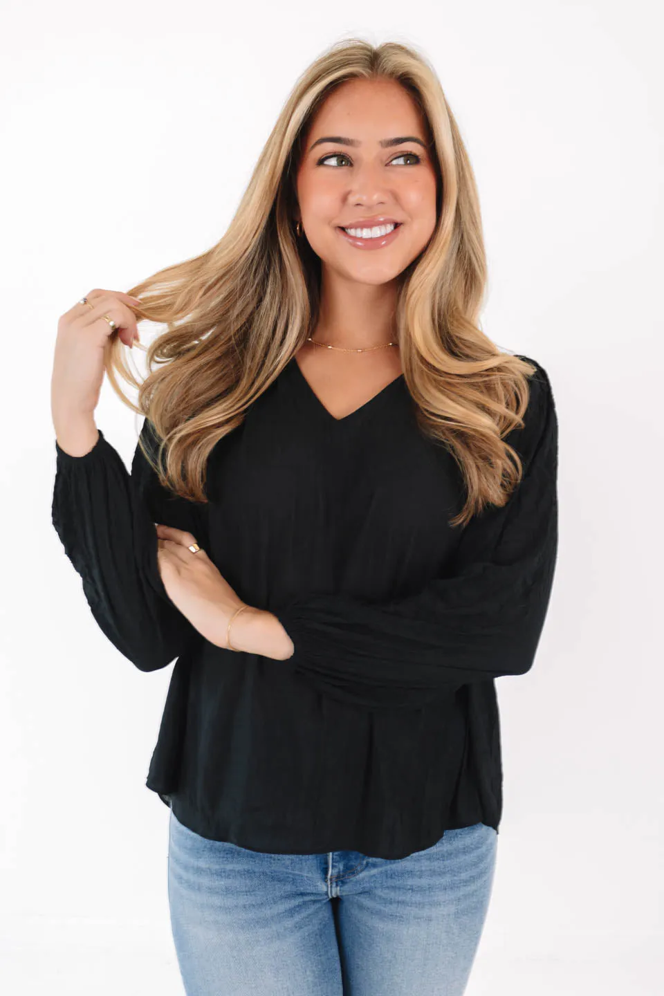 First Call Top - Black