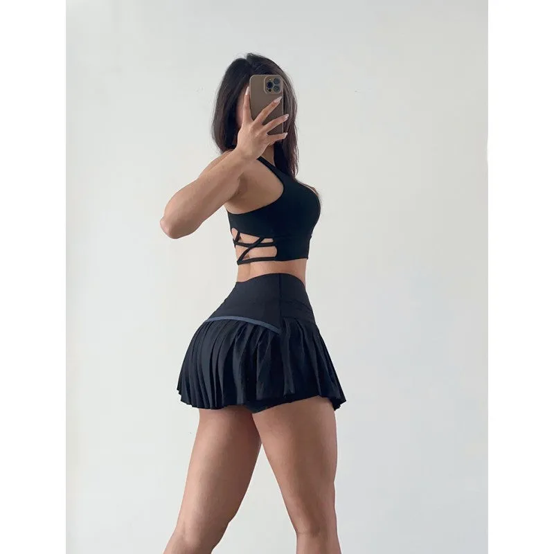 Fitness anti-exposure quick-drying short skirt