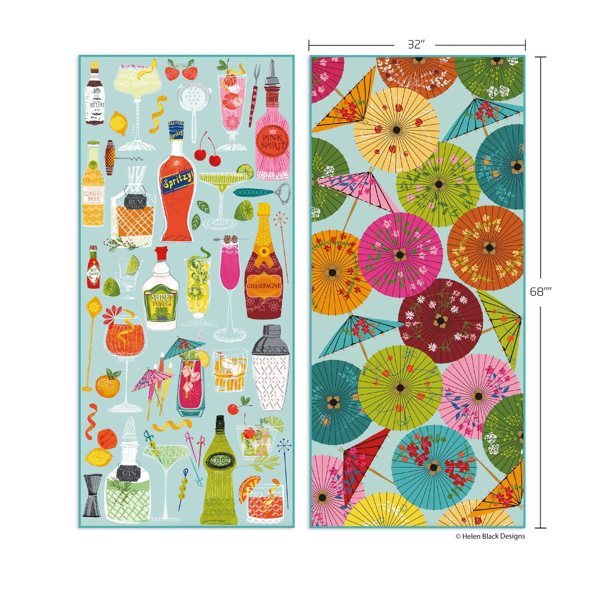 Five O'Clock Somewhere Microfiber Beach Towel