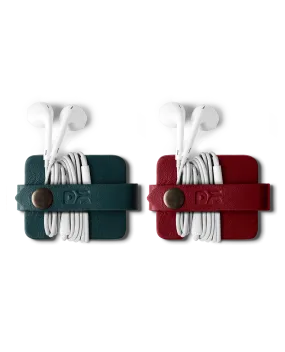 Flake Cable Wrap (Red & Green) - Set of 2