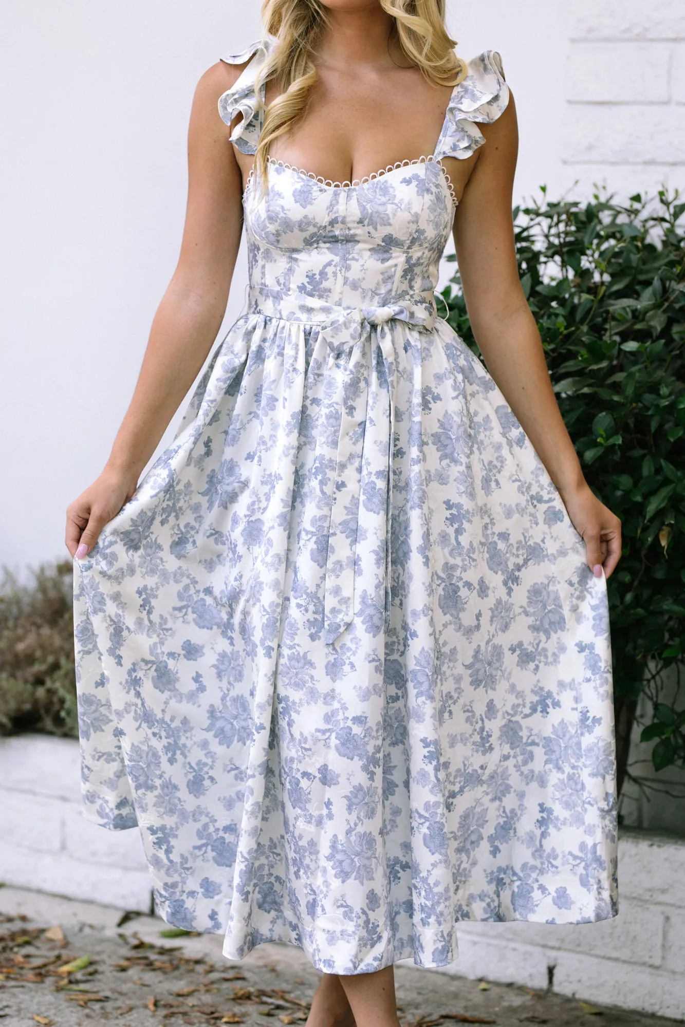 Florence Corset Midi Dress