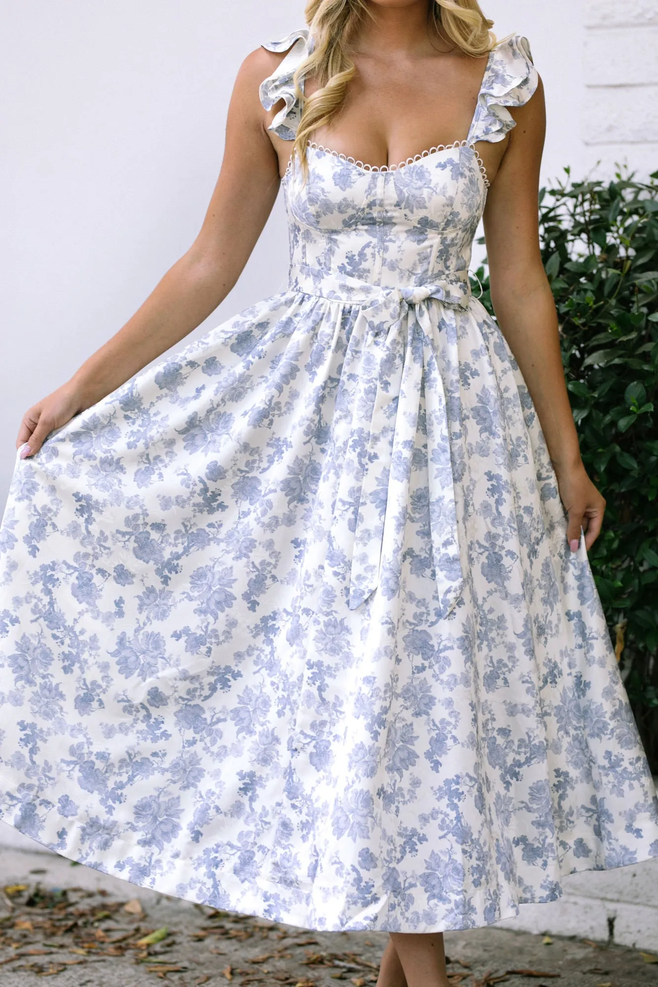 Florence Corset Midi Dress