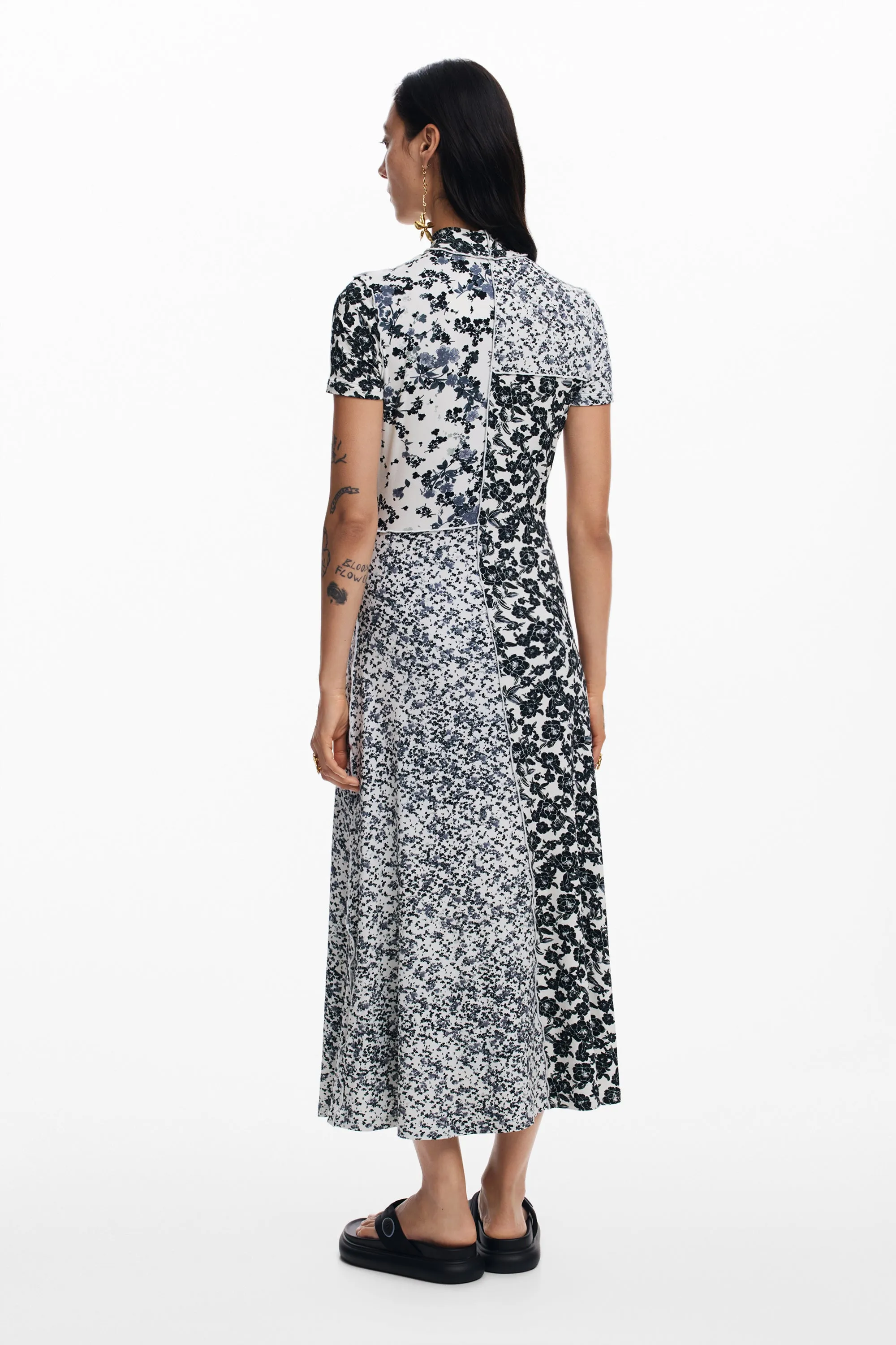 Flower Dress - Black