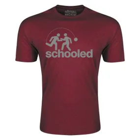 Football Machine Schooled T-Shirt (Maroon)