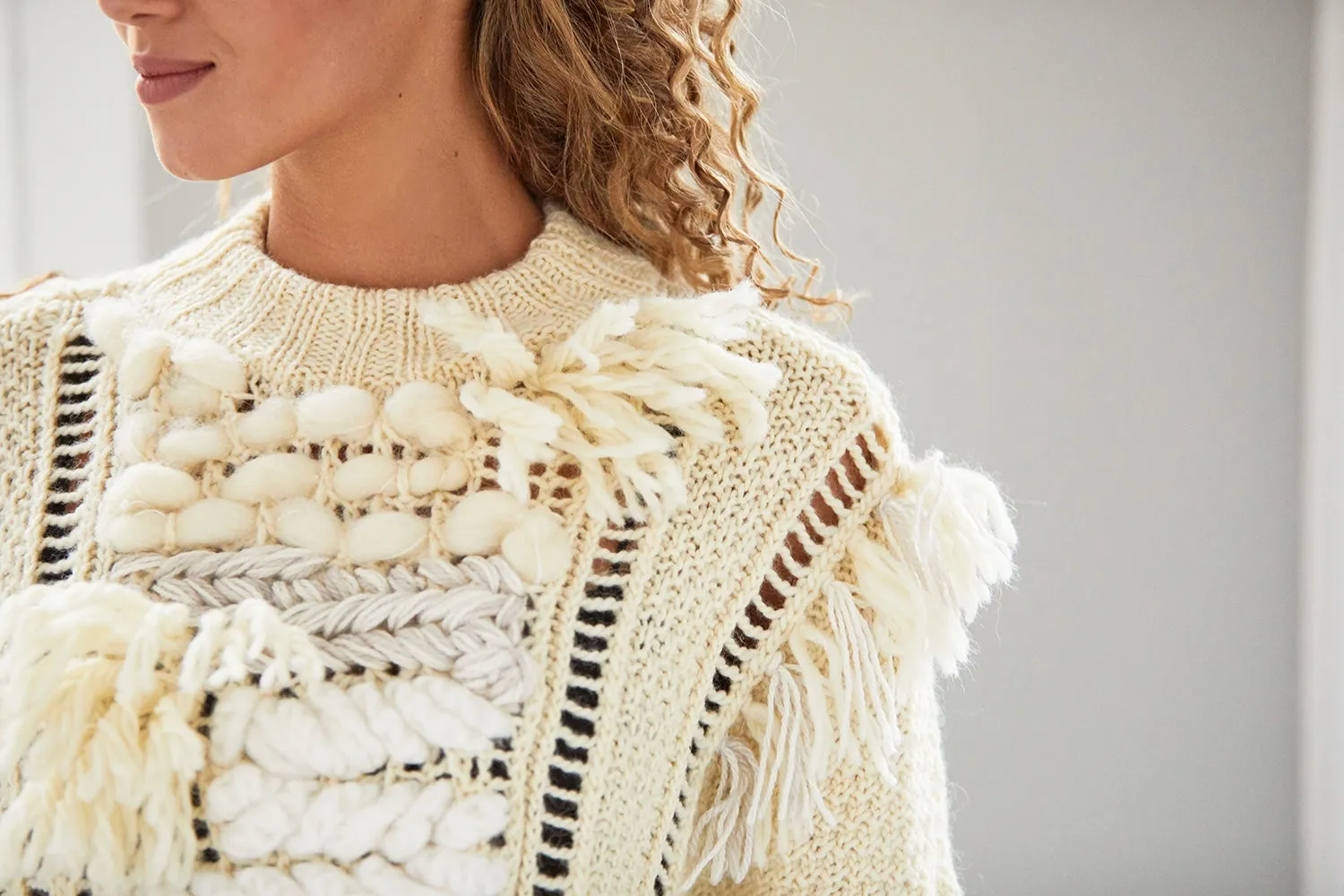 Freeform Texture Pullover (Knit)
