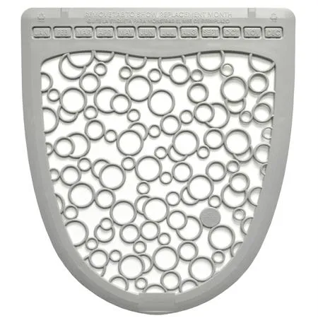 Fresh P-Shield Urinal Mats-Black-Black