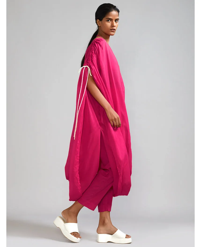 Gathered Cowl Tunic Set