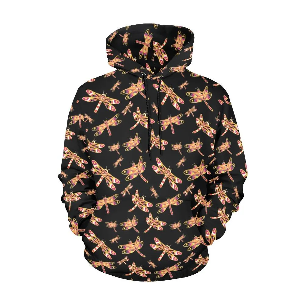 Gathering Yellow Black Hoodie for Women (USA Size)