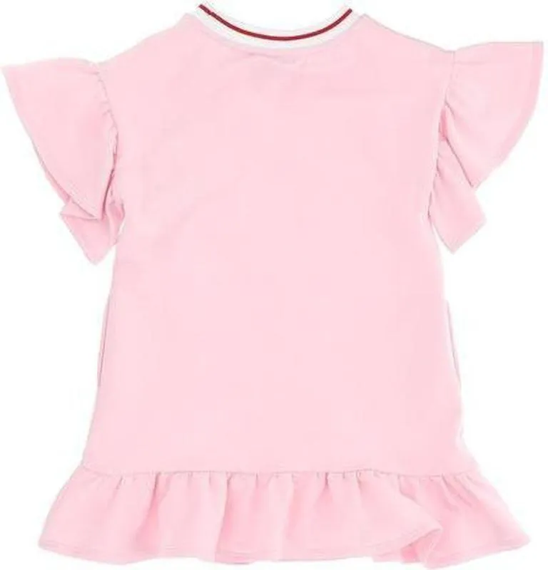 Girls Pink Rose Petal Dress