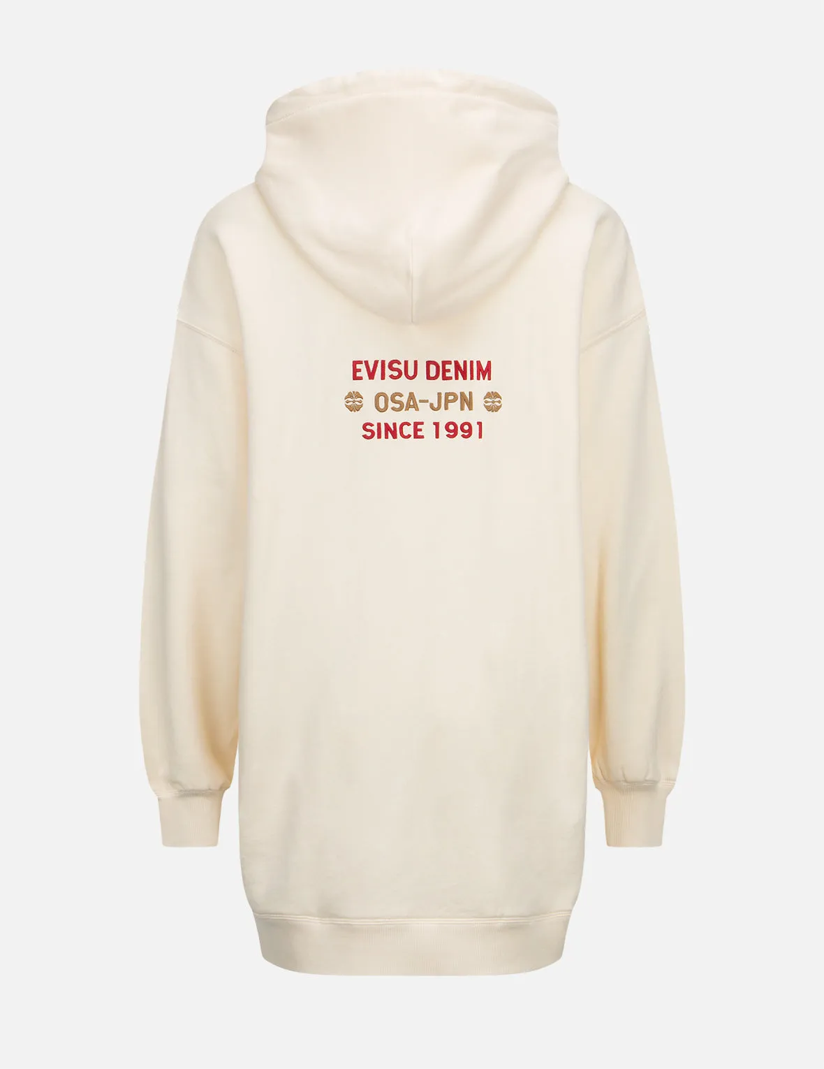 Godhead Print Hooded Sweatshirt Tunic