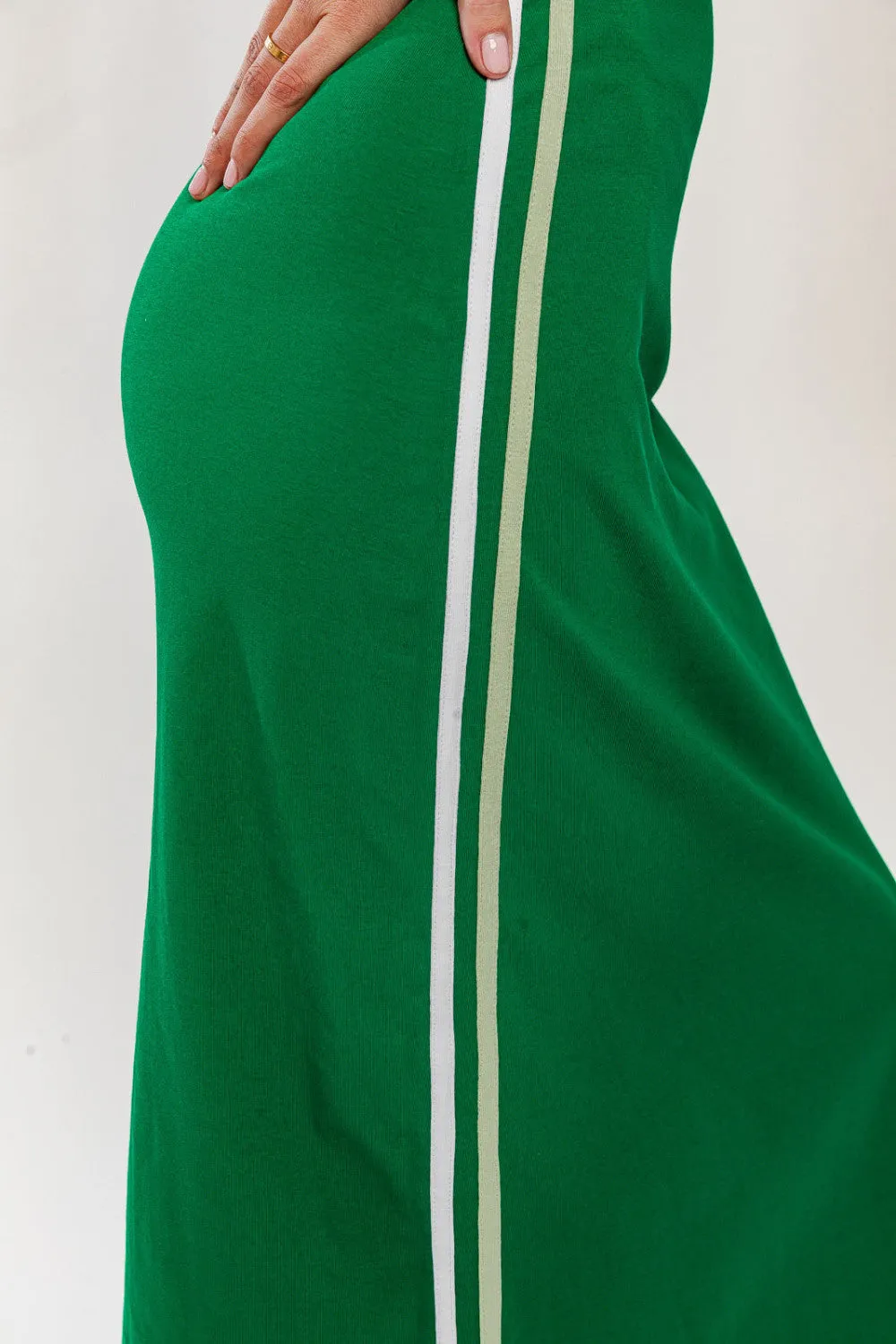 Going for the Green Midi Dress