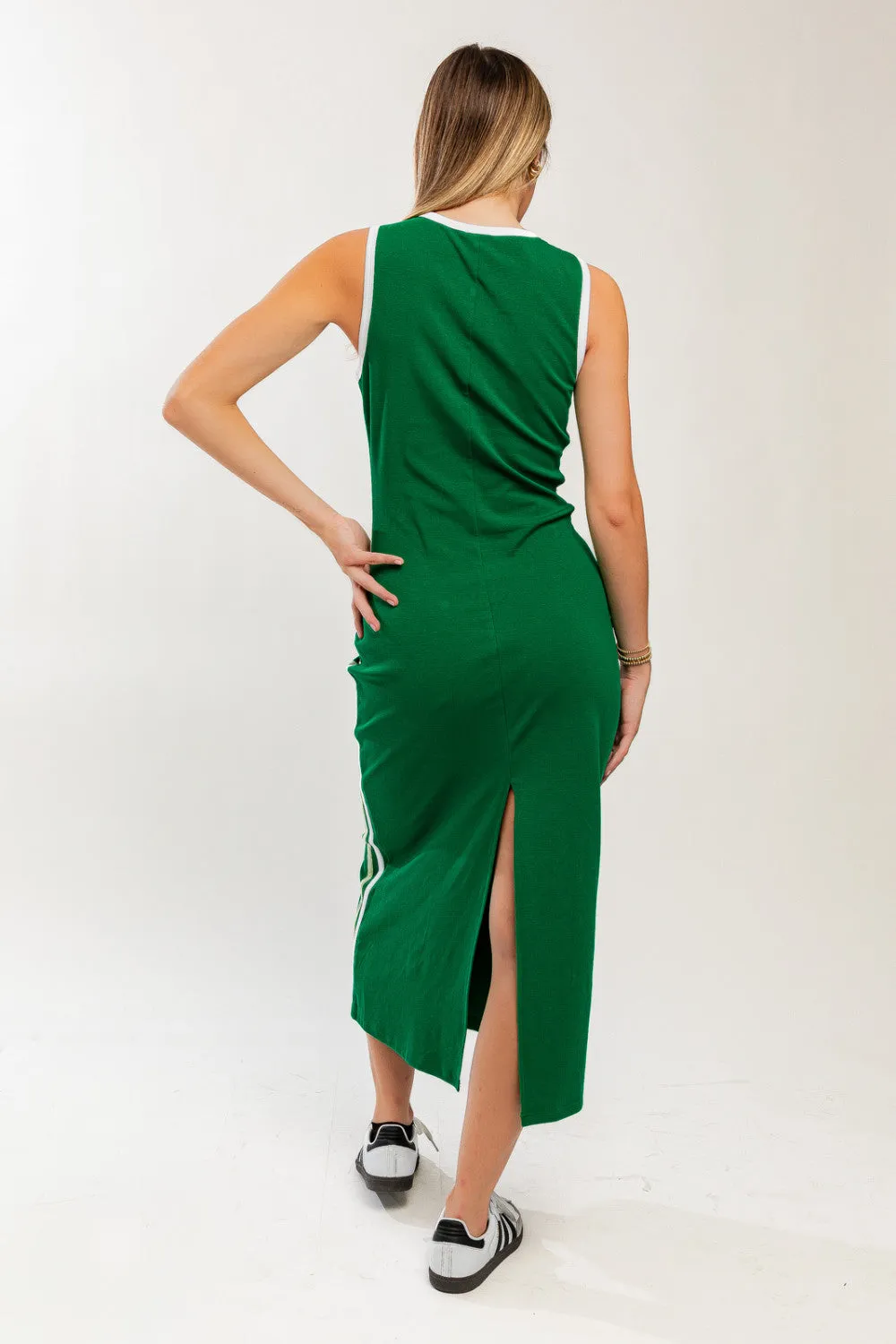 Going for the Green Midi Dress