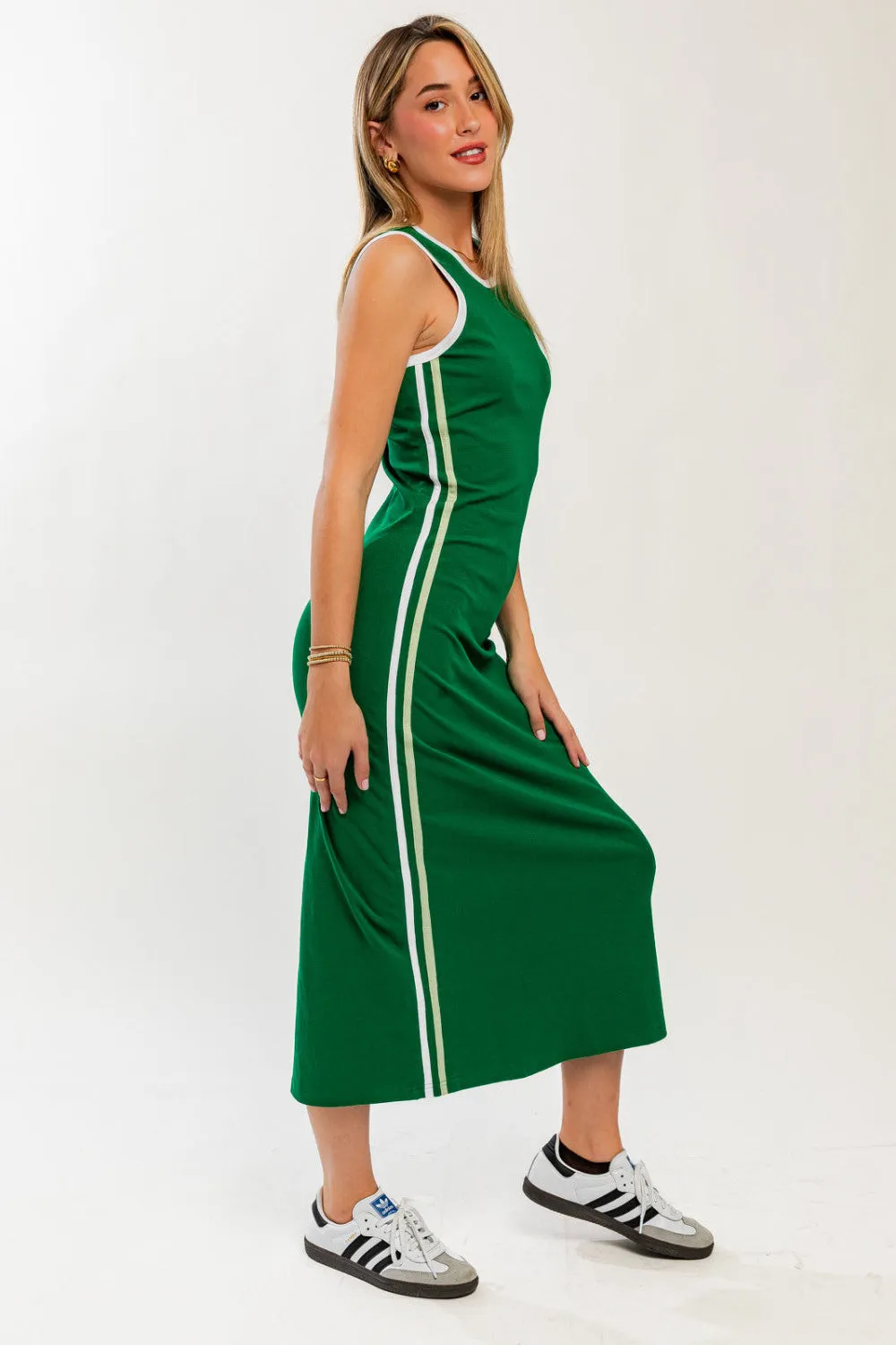 Going for the Green Midi Dress