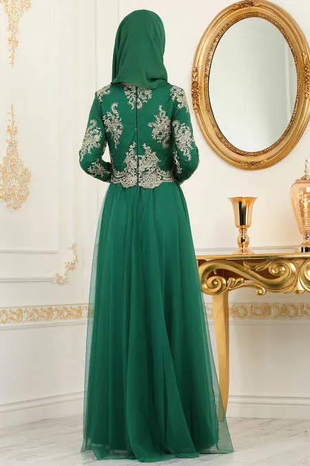 Green Evening Dress