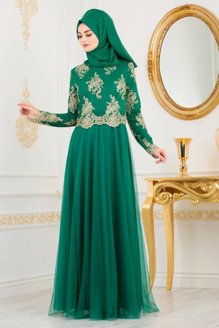Green Evening Dress