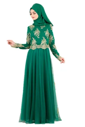 Green Evening Dress