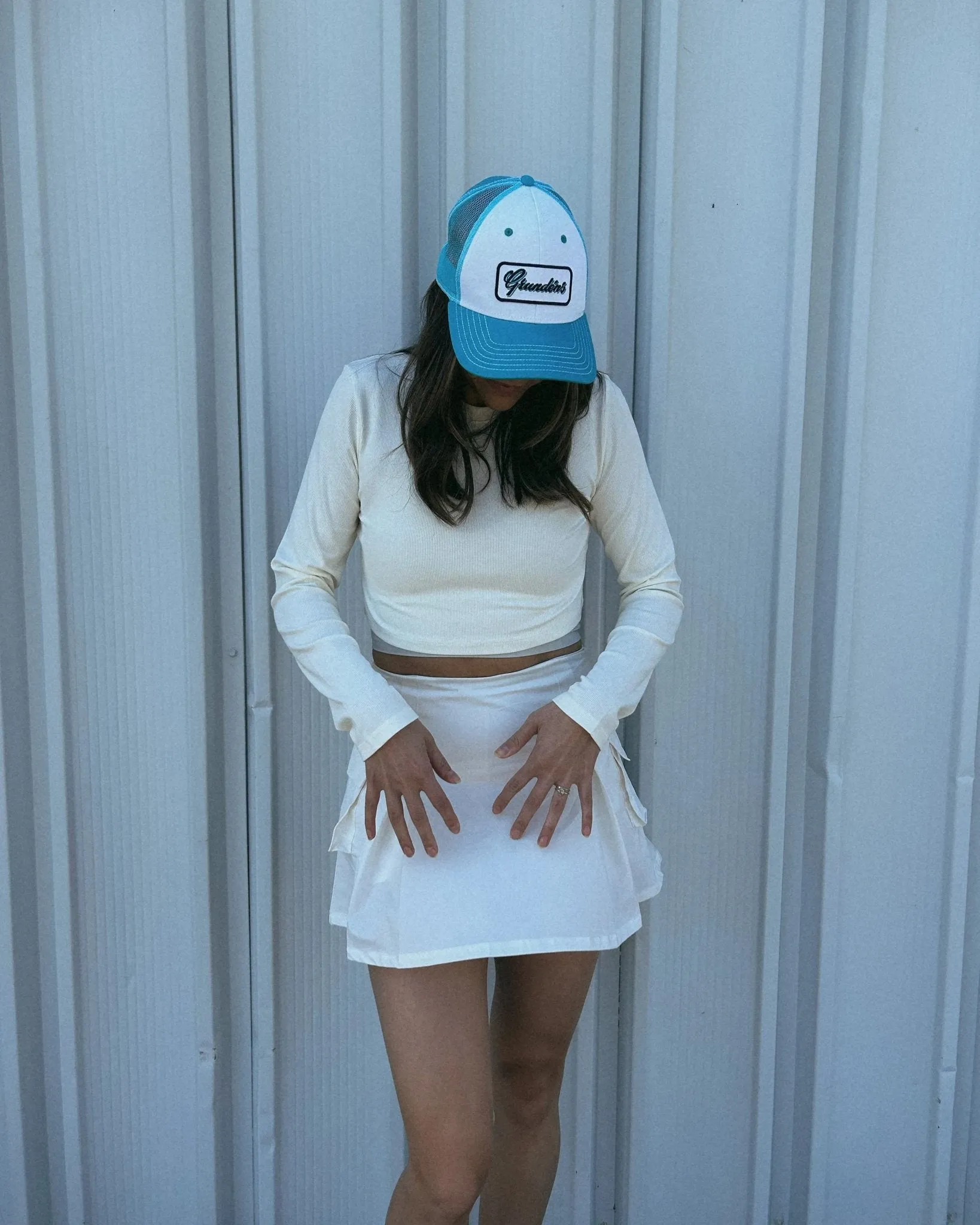 HALO CARGO SKORT (WHITE)