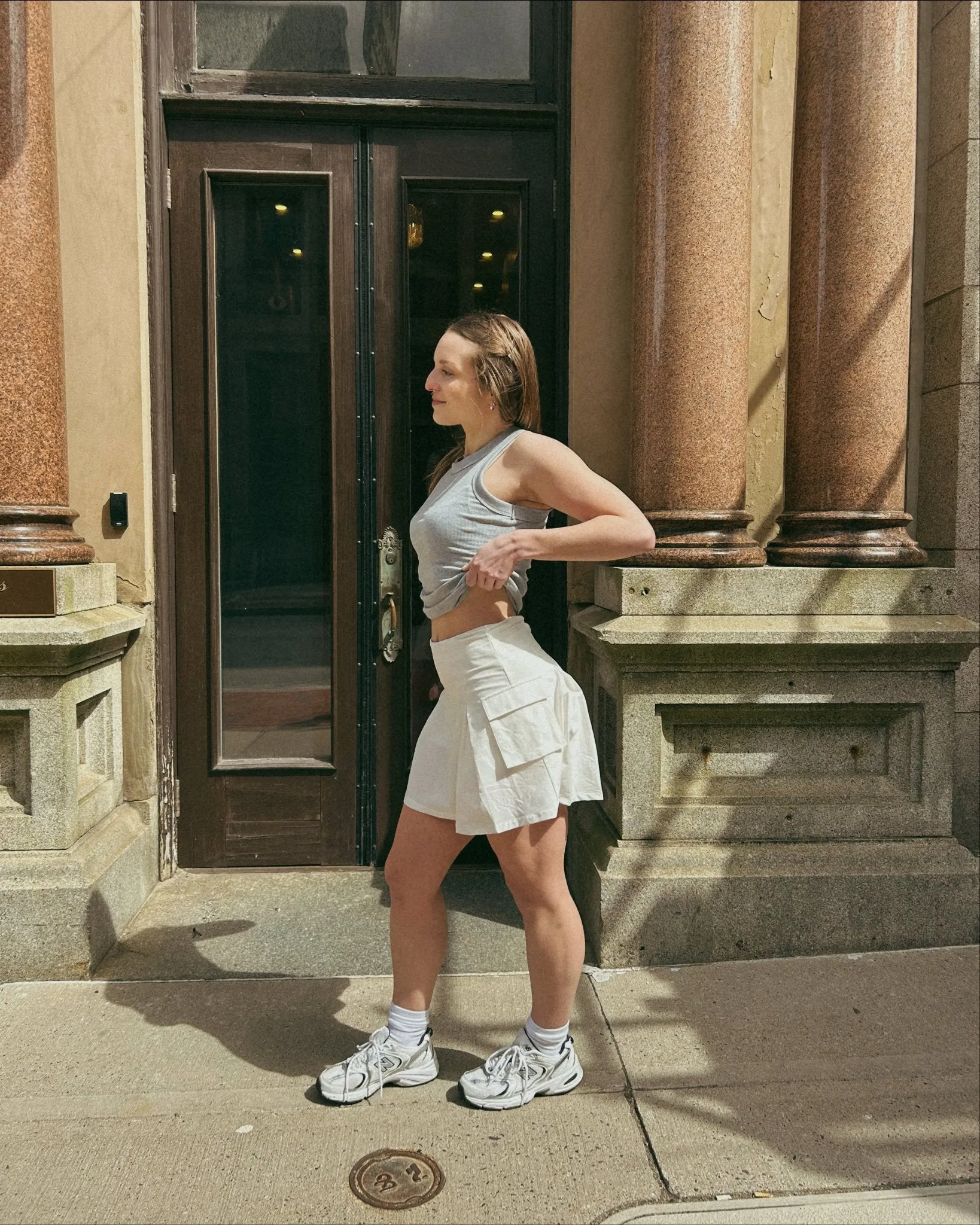 HALO CARGO SKORT (WHITE)