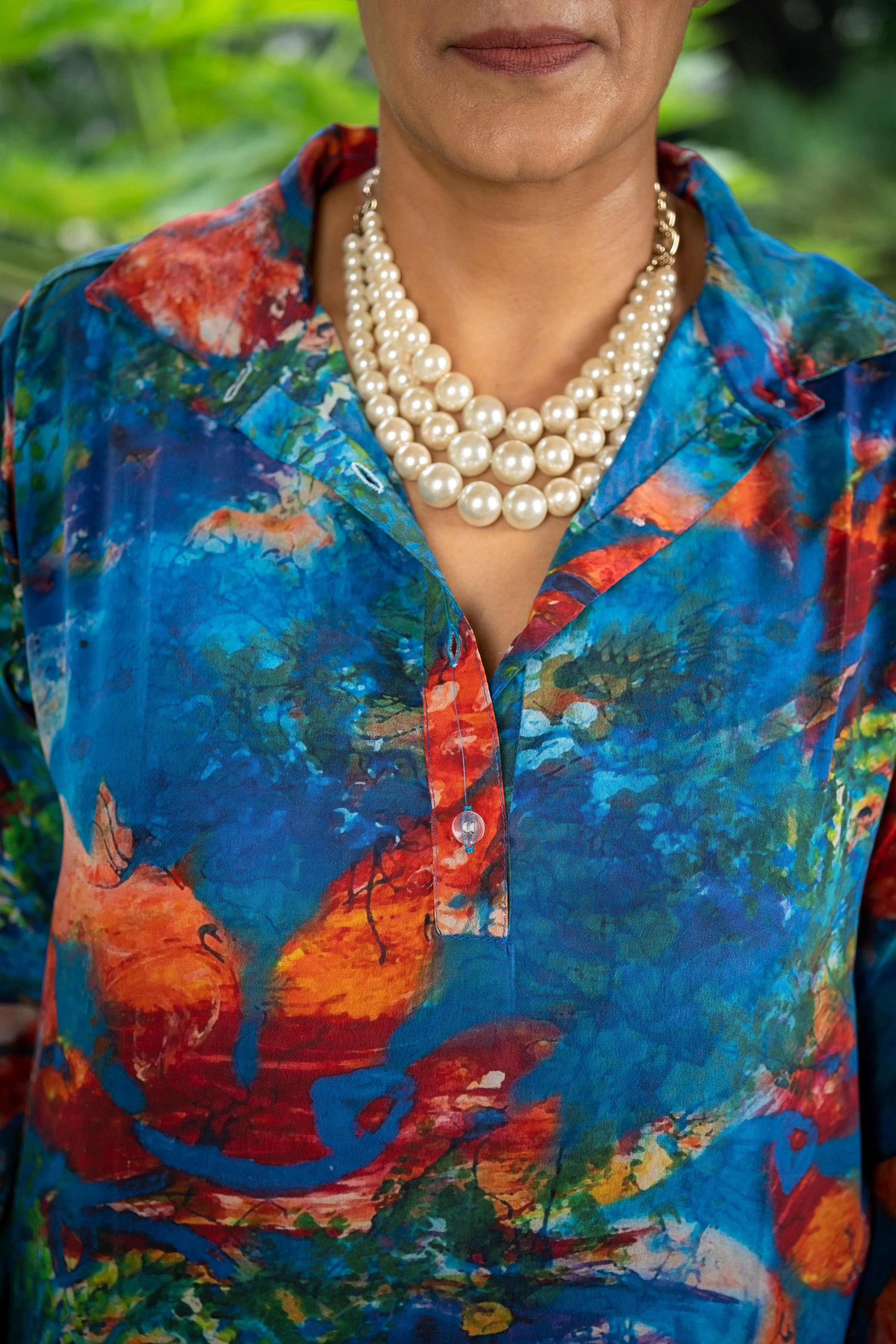 Hawaiian Blue  Tunic