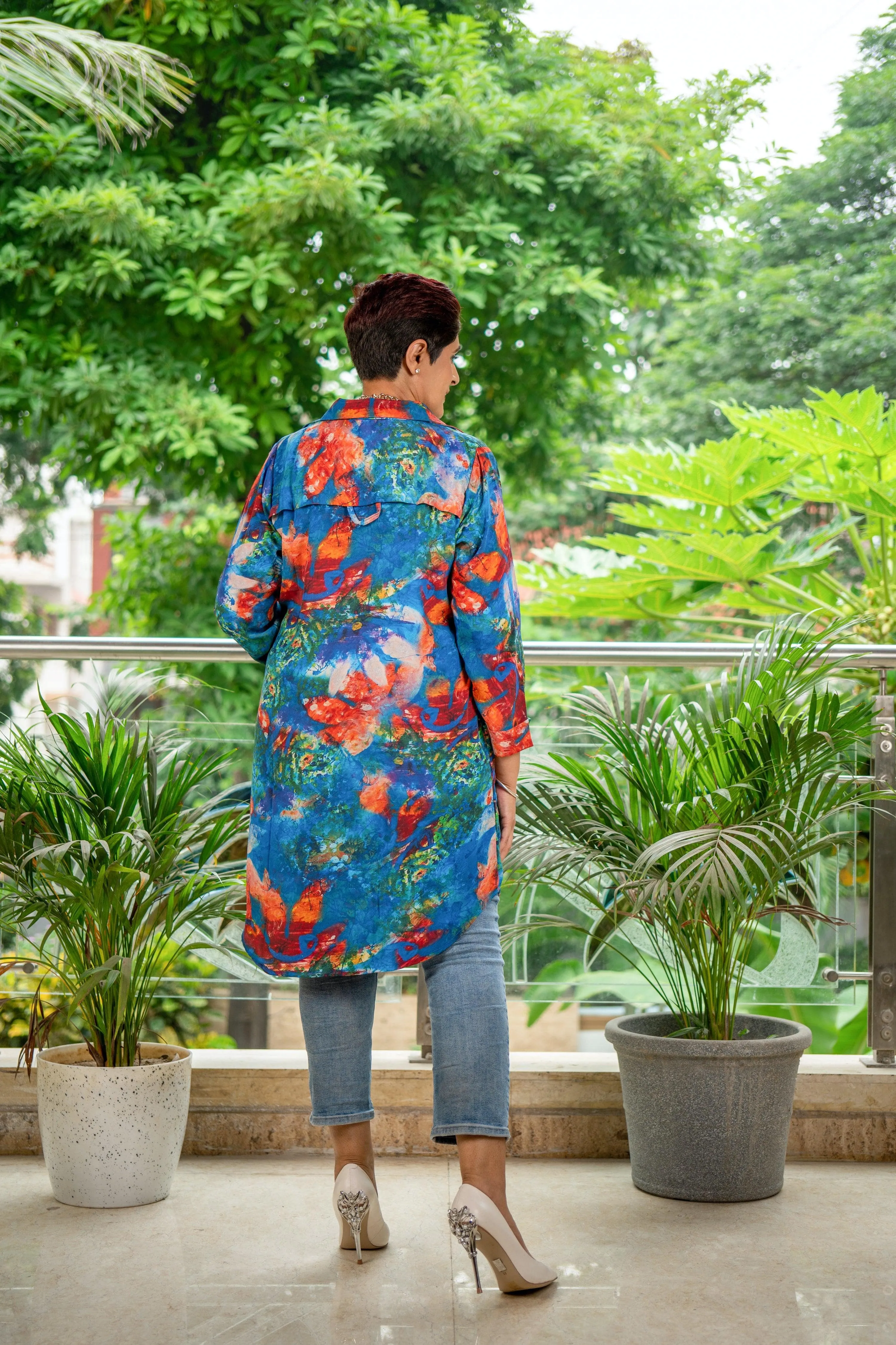 Hawaiian Blue  Tunic