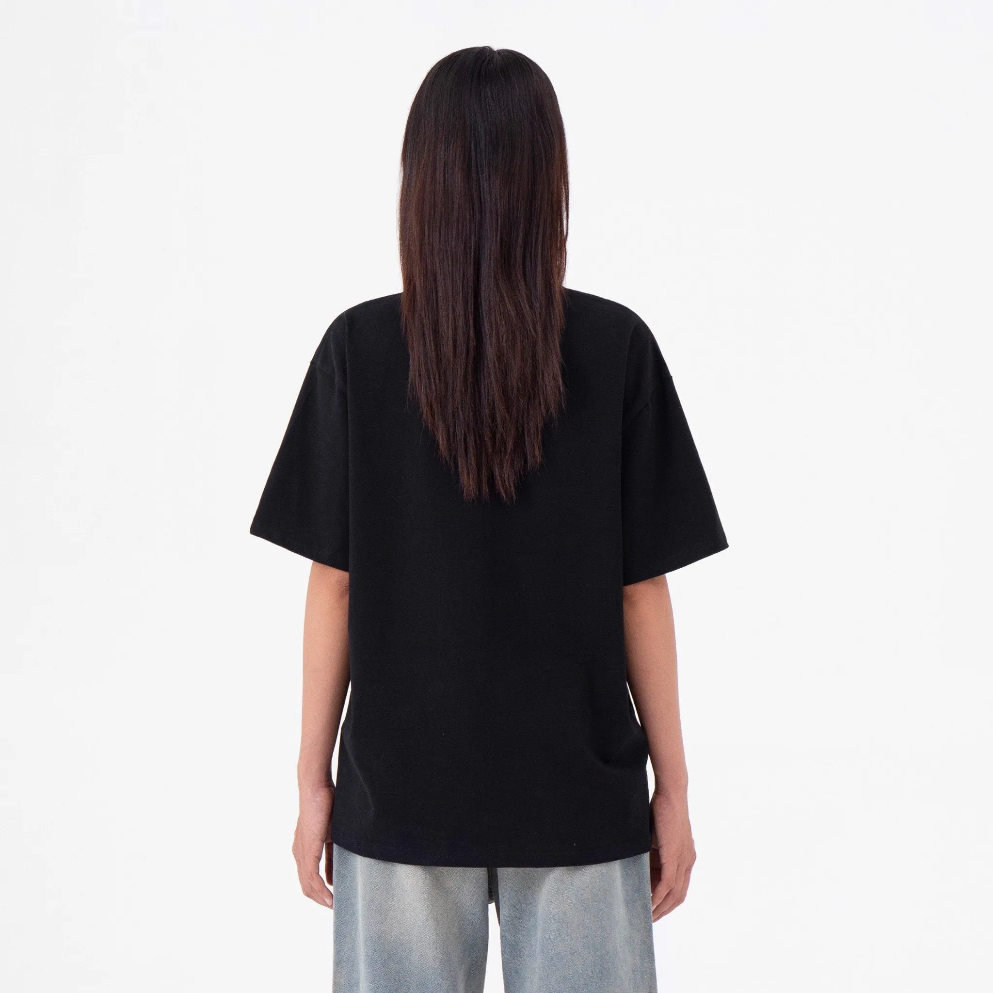 HEARTS TEE - BLACK