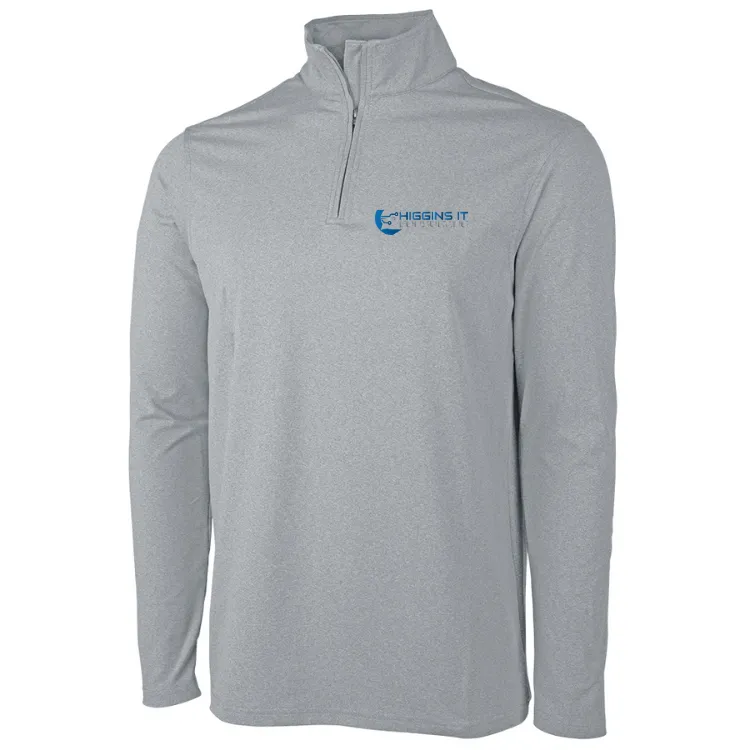 Higgins IT Consulting - Men's Heathered Eco-Logic Stretch Quarter Zip (9468)