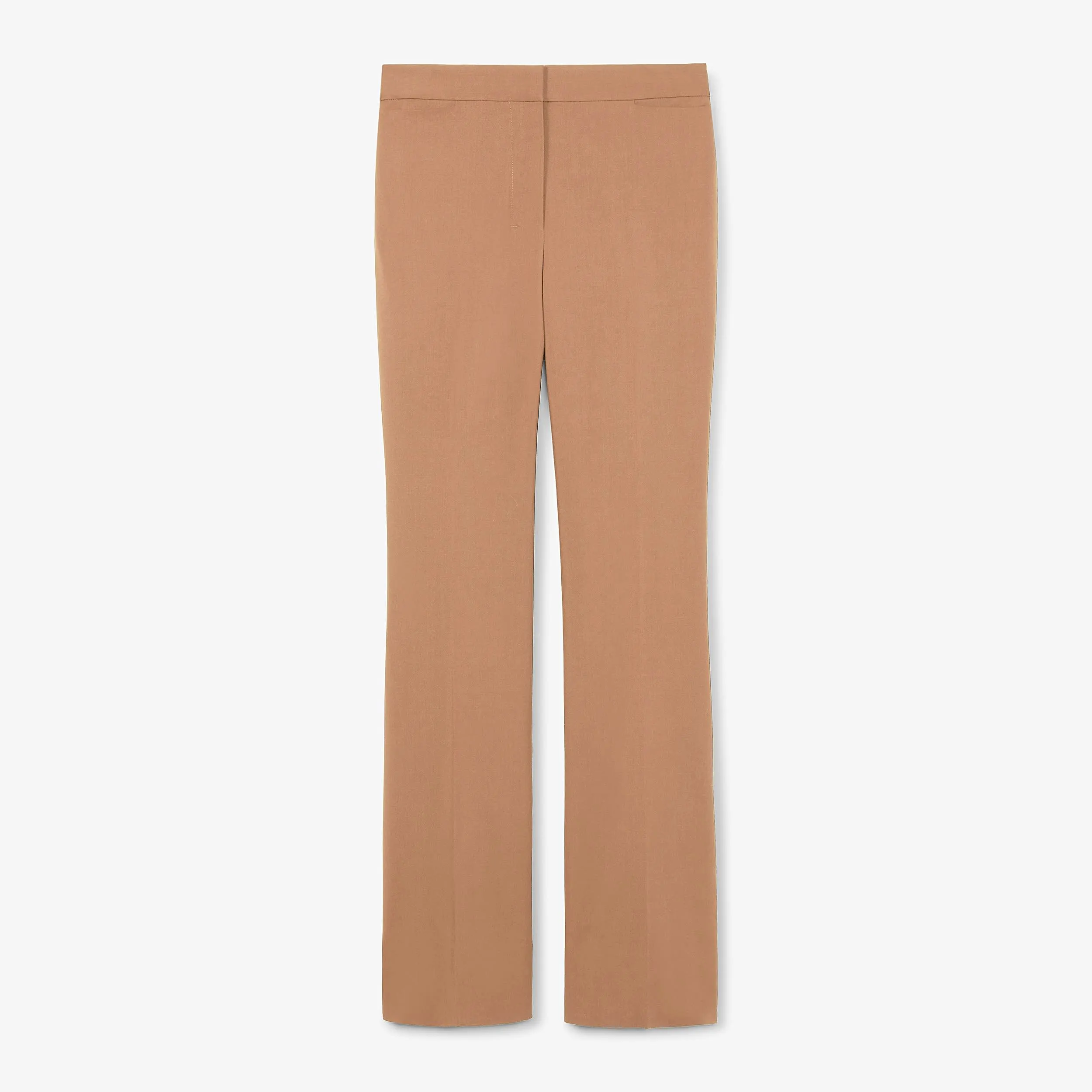 Horton Flare Trouser - Washable Wool Twill :: Camel