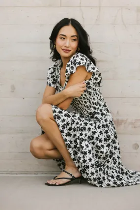 Ingrid Smocked Midi Dress - FINAL SALE