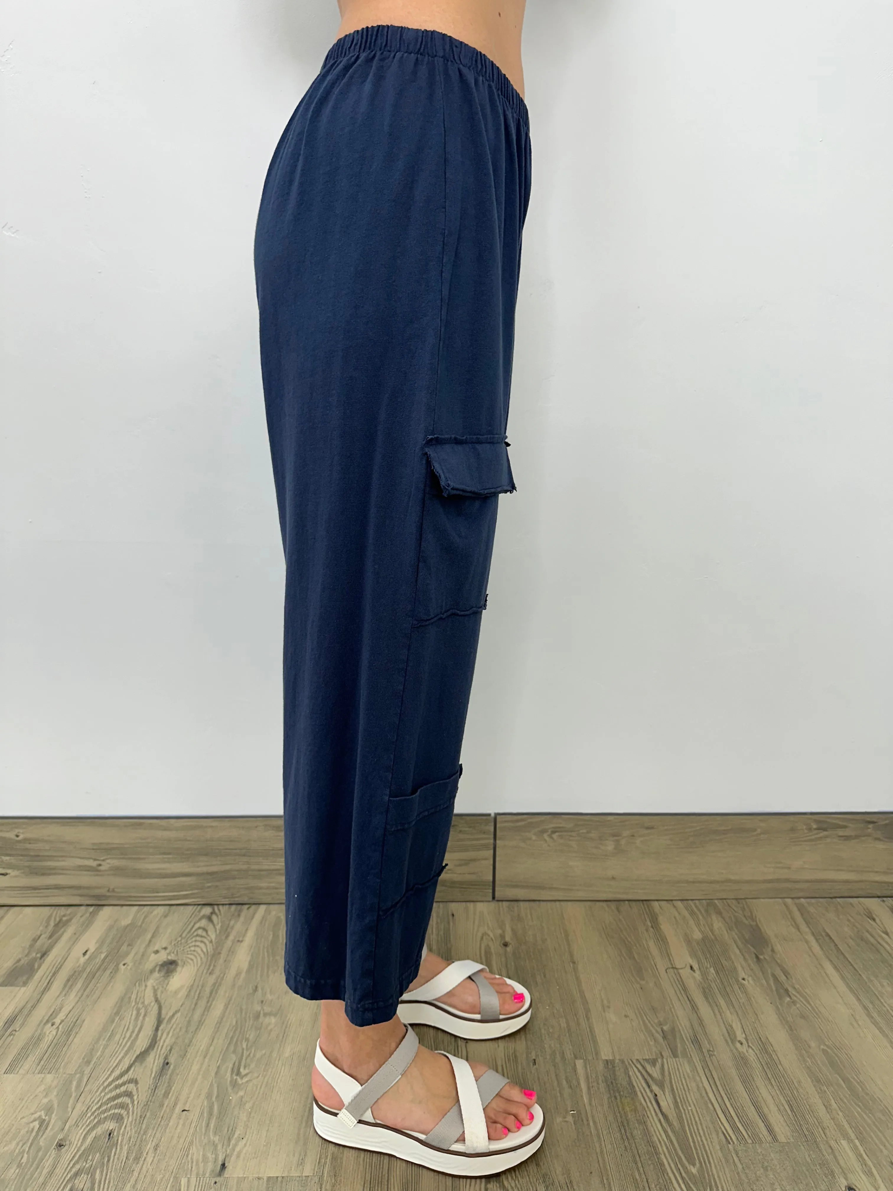 Ink Multi Pocket Crop Pant