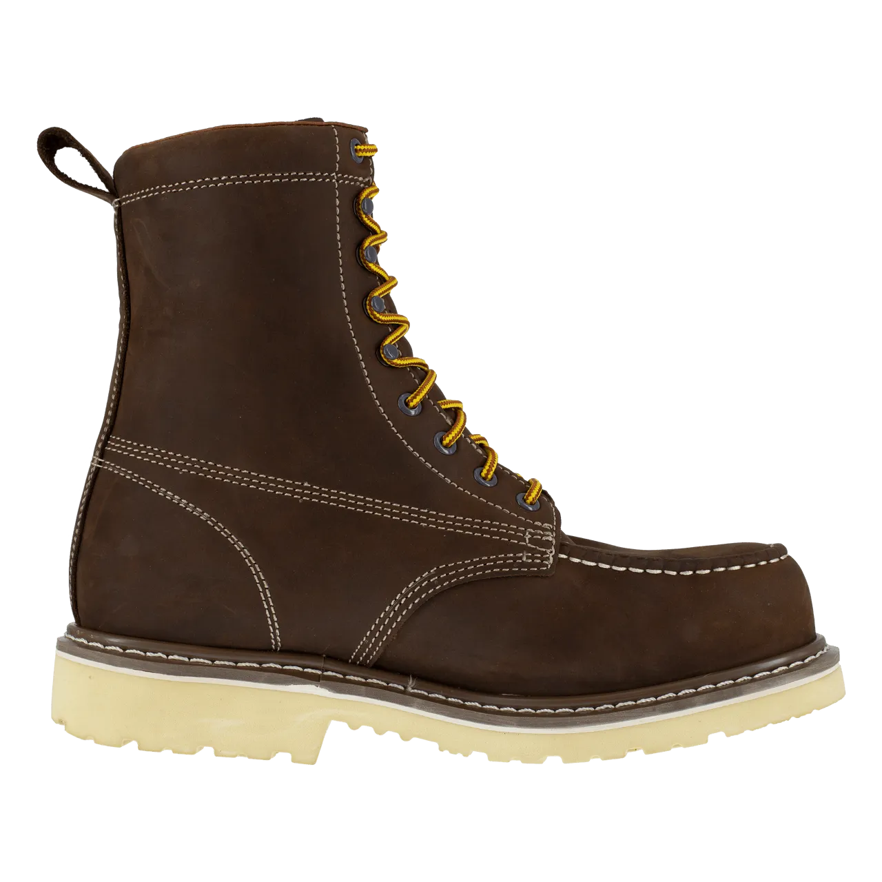 Iron Age Men's - 8" Solidifier EH Waterproof Brown Work Boot - Comp Toe
