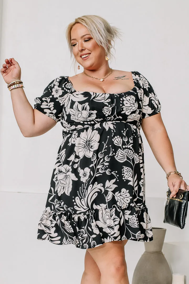 It's A New Day Floral Mini Dress