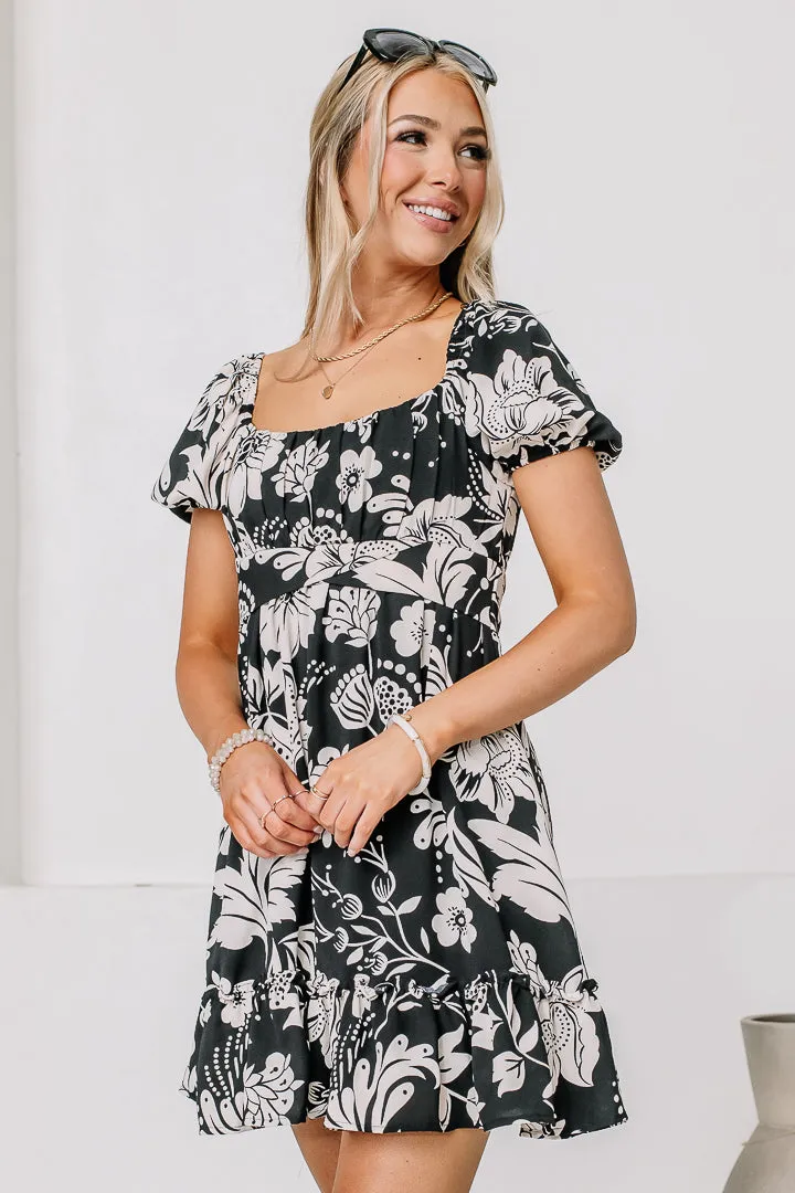 It's A New Day Floral Mini Dress
