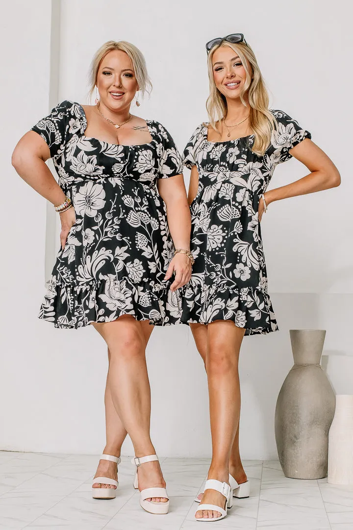 It's A New Day Floral Mini Dress