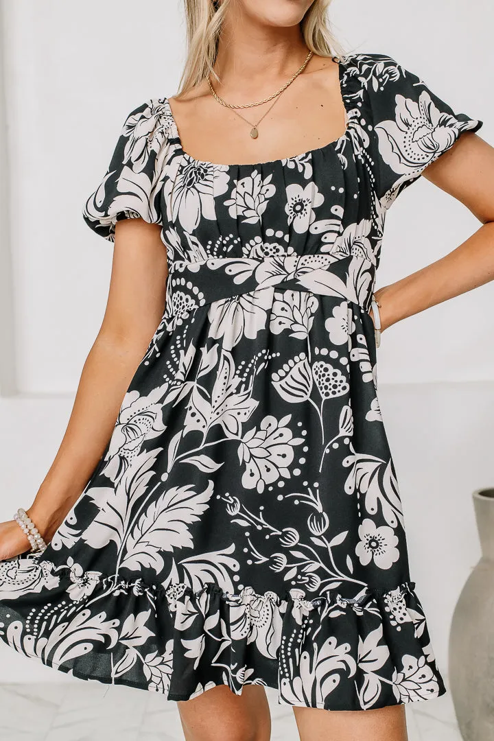 It's A New Day Floral Mini Dress