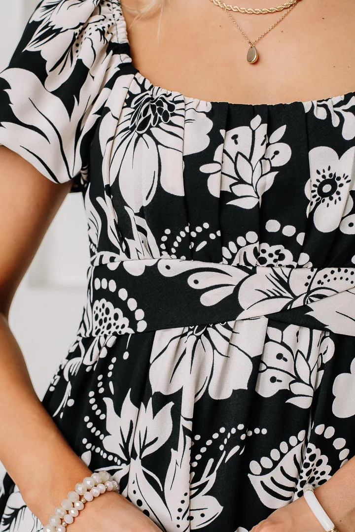 It's A New Day Floral Mini Dress