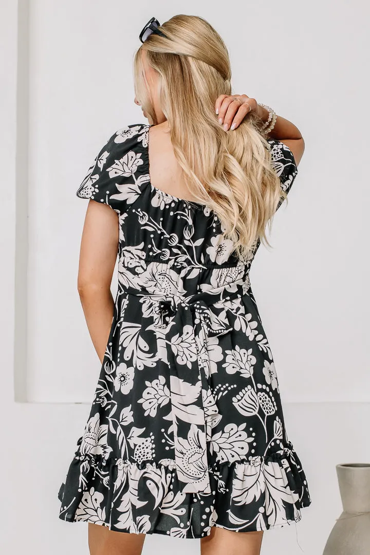 It's A New Day Floral Mini Dress
