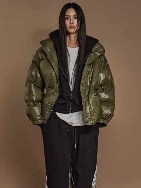 J2444 Glossy Padded Jacket