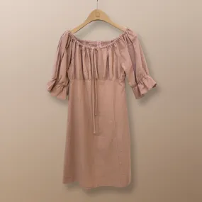 Linen puff dresses