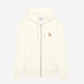 Maison Kitsune Chillax Fox Patch Zipped Hoodie Ecru IU00353KM0001 P700