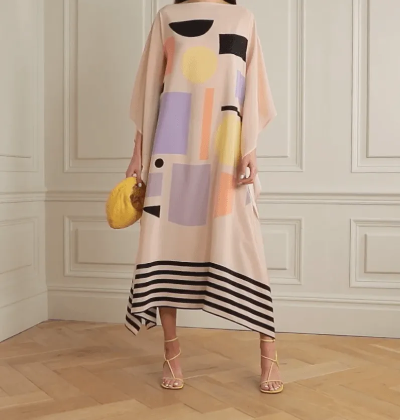 Mandys Pink Lillie MIDI Kaftan: Your Go-To Chic Outfit