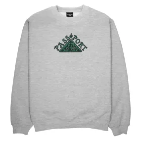Manuscript Crewneck, Ash