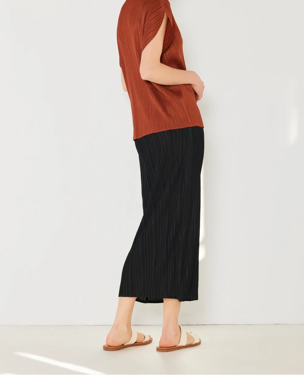 Marina West Swim Pleated Midi Pencil Skirt