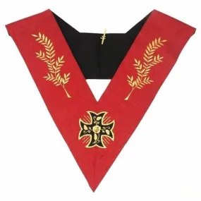 Masonic AASR collar 18th degree - Knight Rose Croix - Croix pattée   Acacia Branches