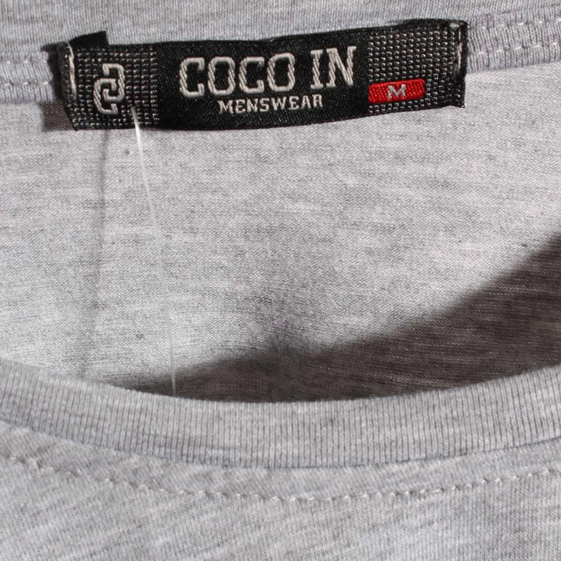 Men T-shirt- gray / made in Turkey -3337